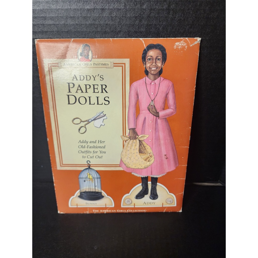 Vintage 1994 American Girl Addy's Paper Doll Pleasant Company Activity Set Uncut